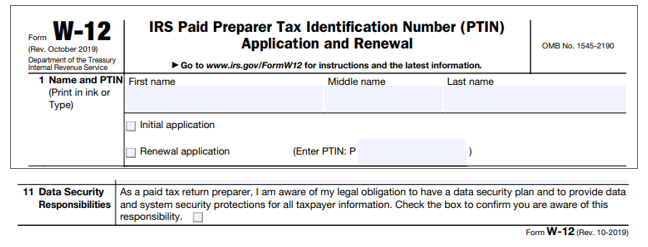 W-12 Form