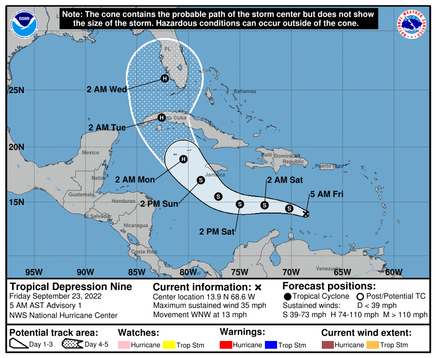 Florida Could Face a Fierce Hurricane Ian Next Week