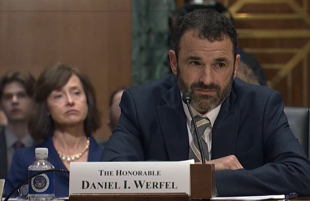 Senate Confirms Daniel Werfel as Next IRS Chief