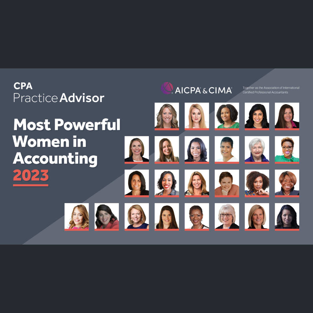 AICPA and CPA Practice Advisor Announce the 2023 ‘Most Powerful Women in Accounting’