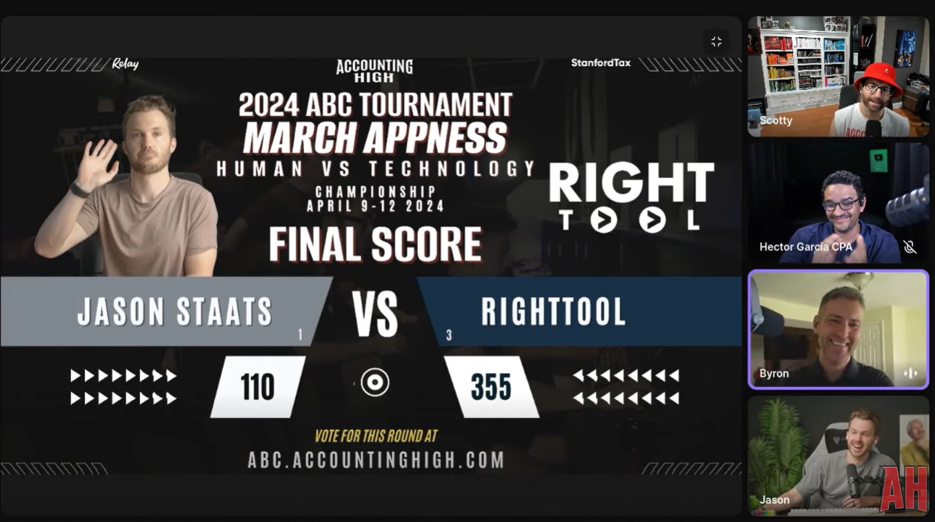 RightTool Wins 2024 Accountant Bracket Challenge