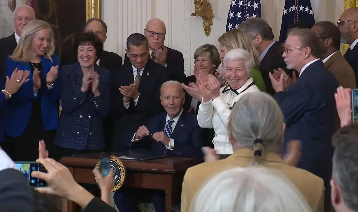 Biden Signs Social Security Bill in Rare Public Signing Ceremony