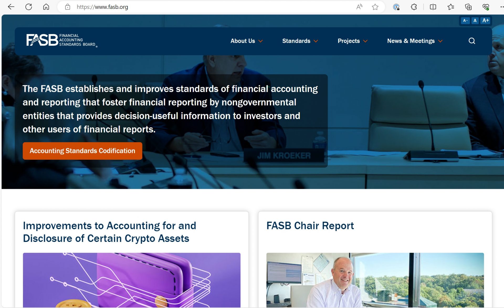 FAF Redesigns FASB Website