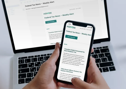 New NovaTax Research Platform Offers State & Federal Tax Libraries, Analysis and News