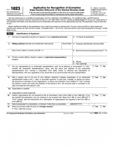 IRS Form 1023 Gets an Update - CPA Practice Advisor