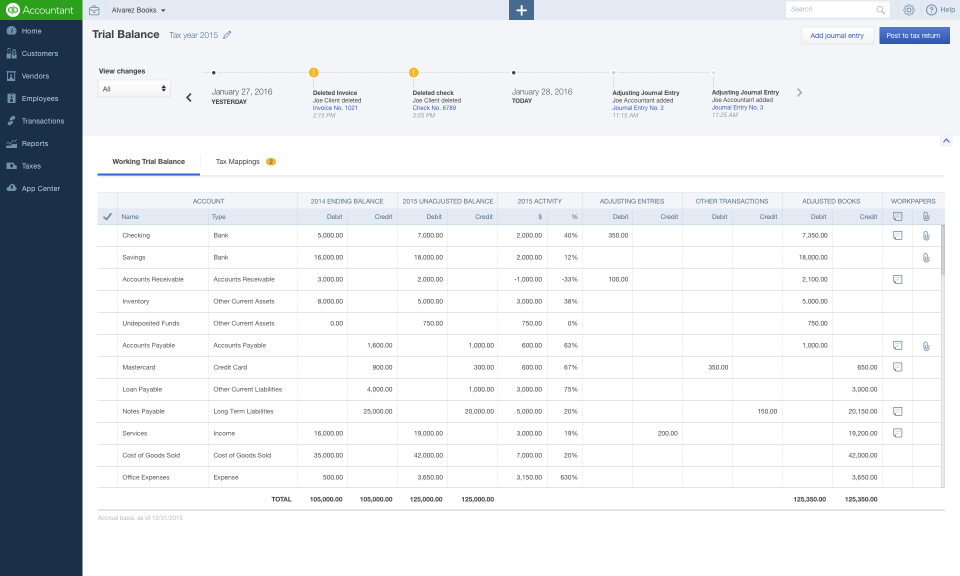 Trial Balance In QuickBooks Online Accountant Eliminates Double Work