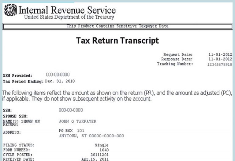 Tax Return Transcript M 1  5b7dc4cc39e04